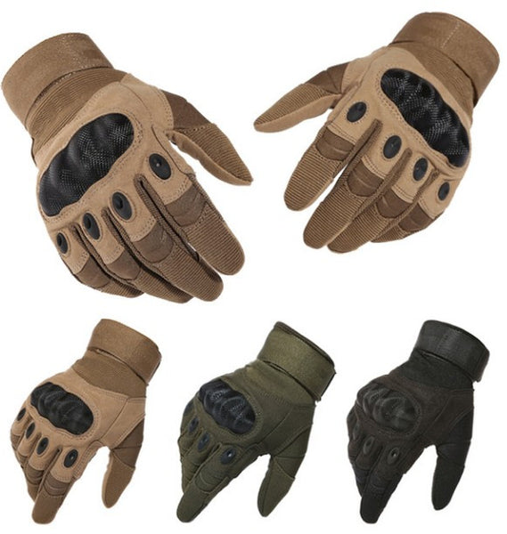 Hard Knuckle Full Finger Gloves