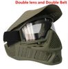 Double Lens Paintball Airsoft Mask